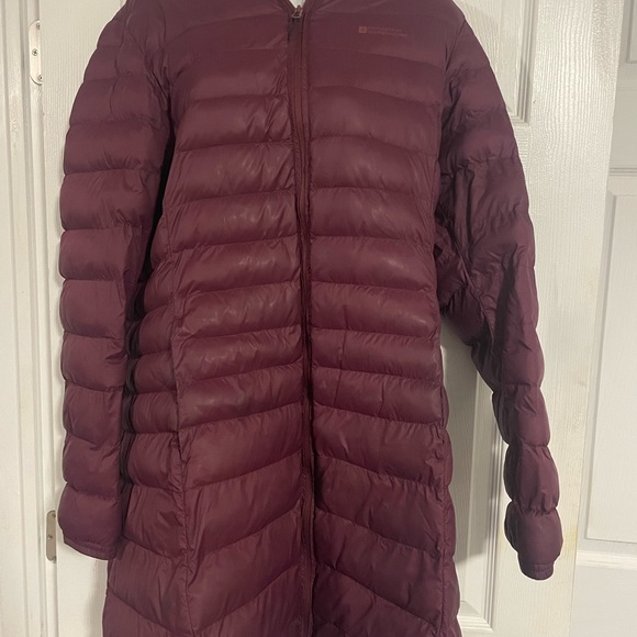 Mountain Warehouse Florence Women's burgundy long jacket size 14 - Picture 3 of 5